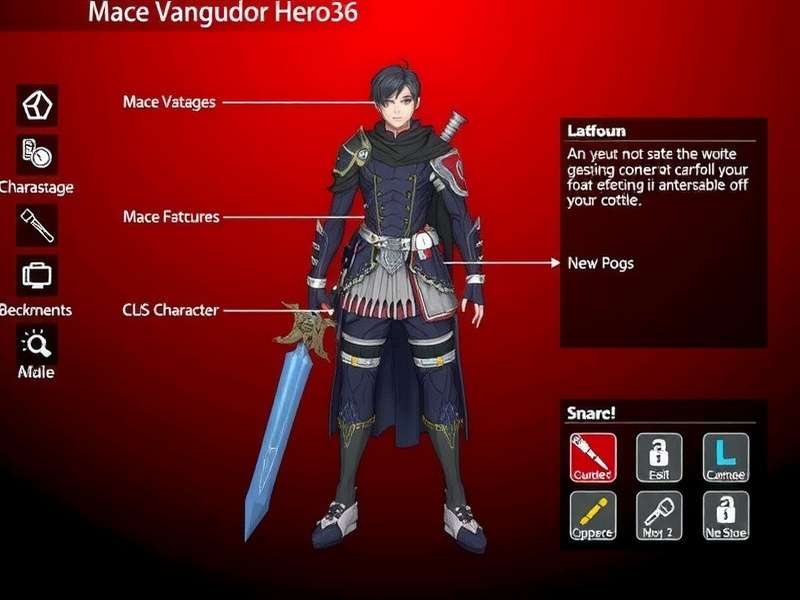 Deep Character Customization in Mace Vanguard Hero Mace Vanguard Hero Character Customization