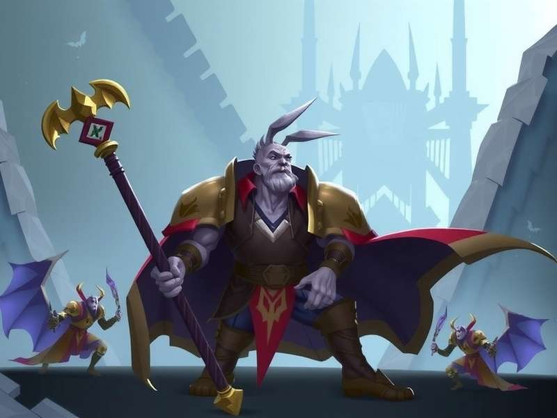 Mace Vanguard Hero Official Artwork Mace Vanguard Hero Game Banner